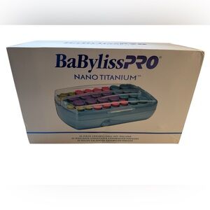 NWT BaBylissPRO Nano Titanium Ceramic Ionic Hot Rollers (30-Pc) 💁‍♀️